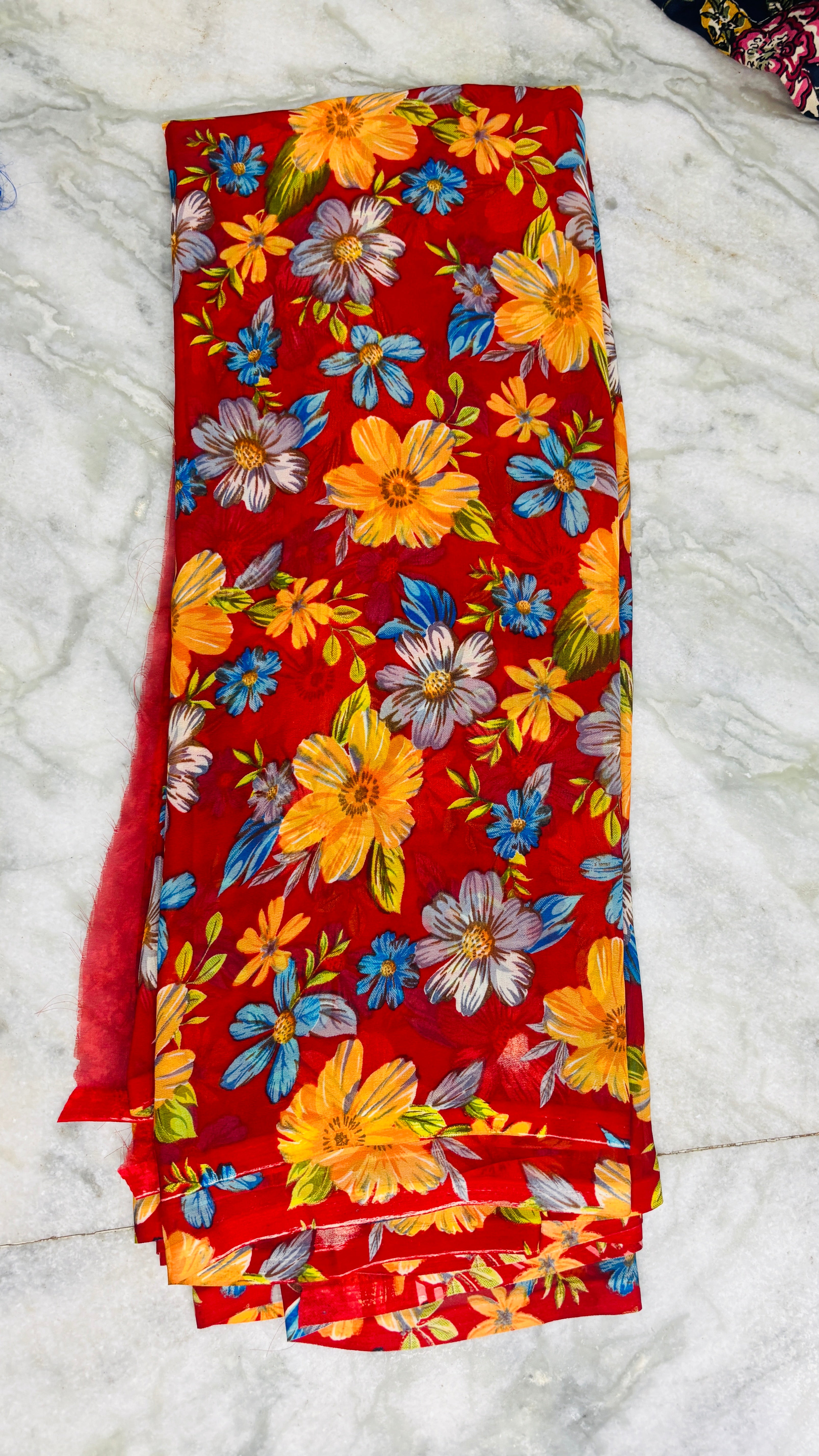 Exclusive Floral Georgette Saree | Premium Ethnic Wear for Women